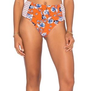 MINKPINK “Tropics” high waist bikini bottoms NWT